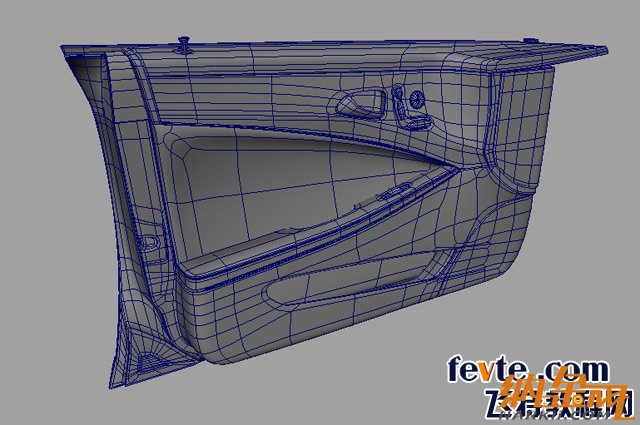 maya打造奔馳cls 550跑車 飛特網(wǎng) maya建模教程interior6